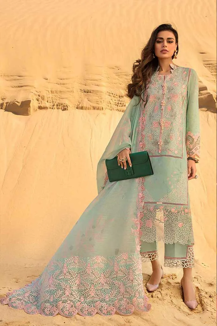 01 Orchid Premium Embroidered Lawn Collection