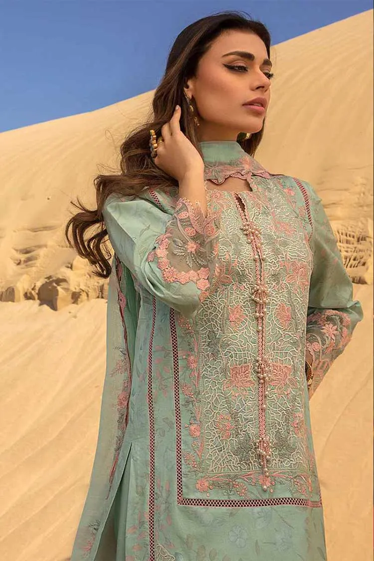 01 Orchid Premium Embroidered Lawn Collection