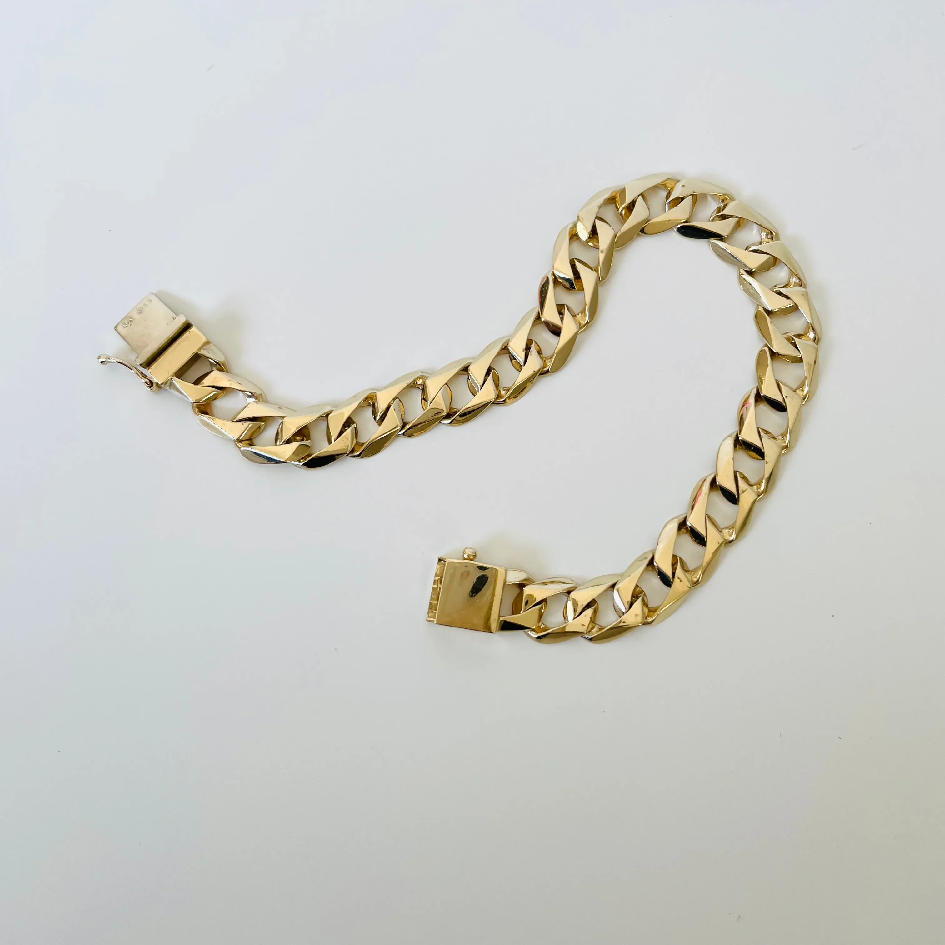 10k Reilly Heavy Gold Bracelet