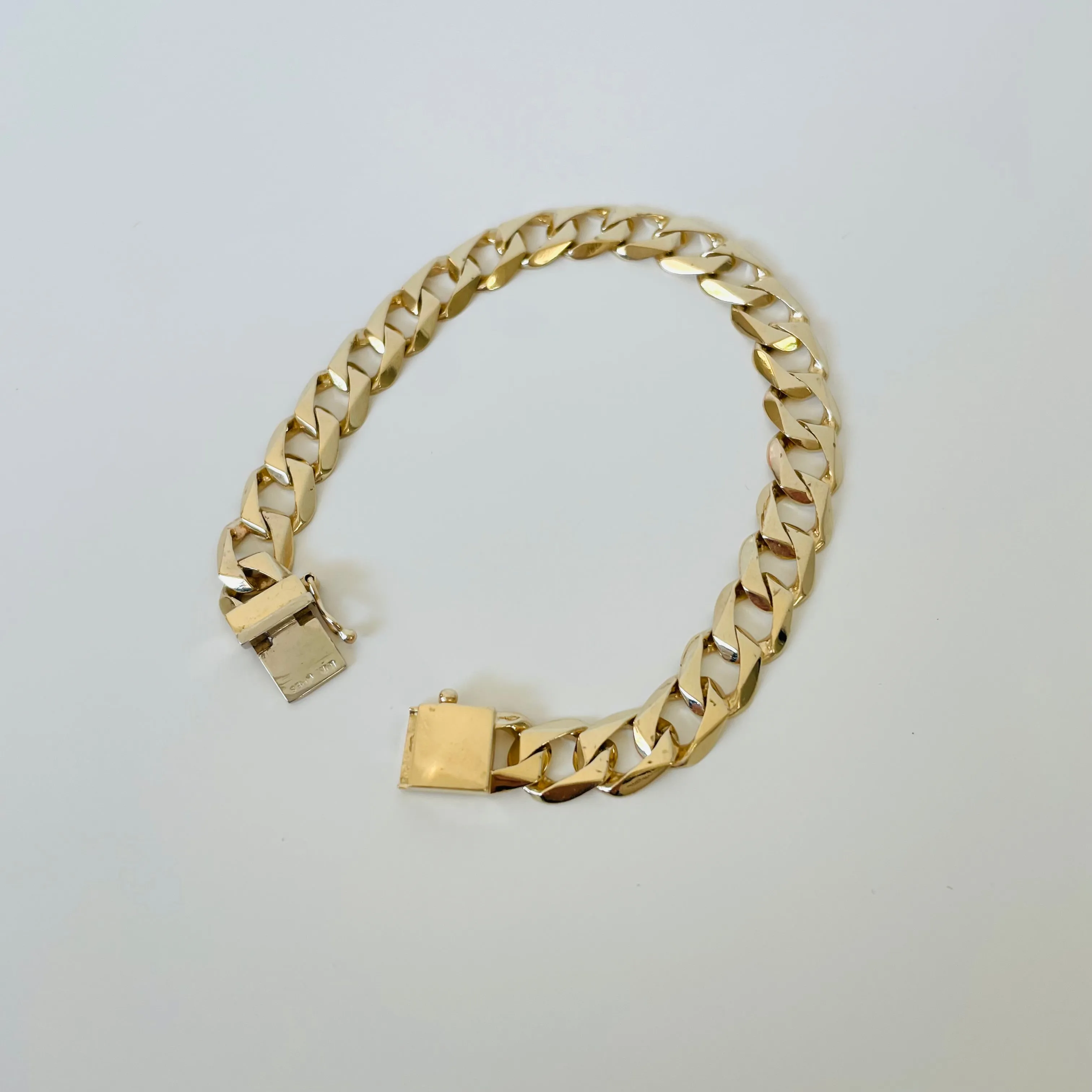 10k Reilly Heavy Gold Bracelet