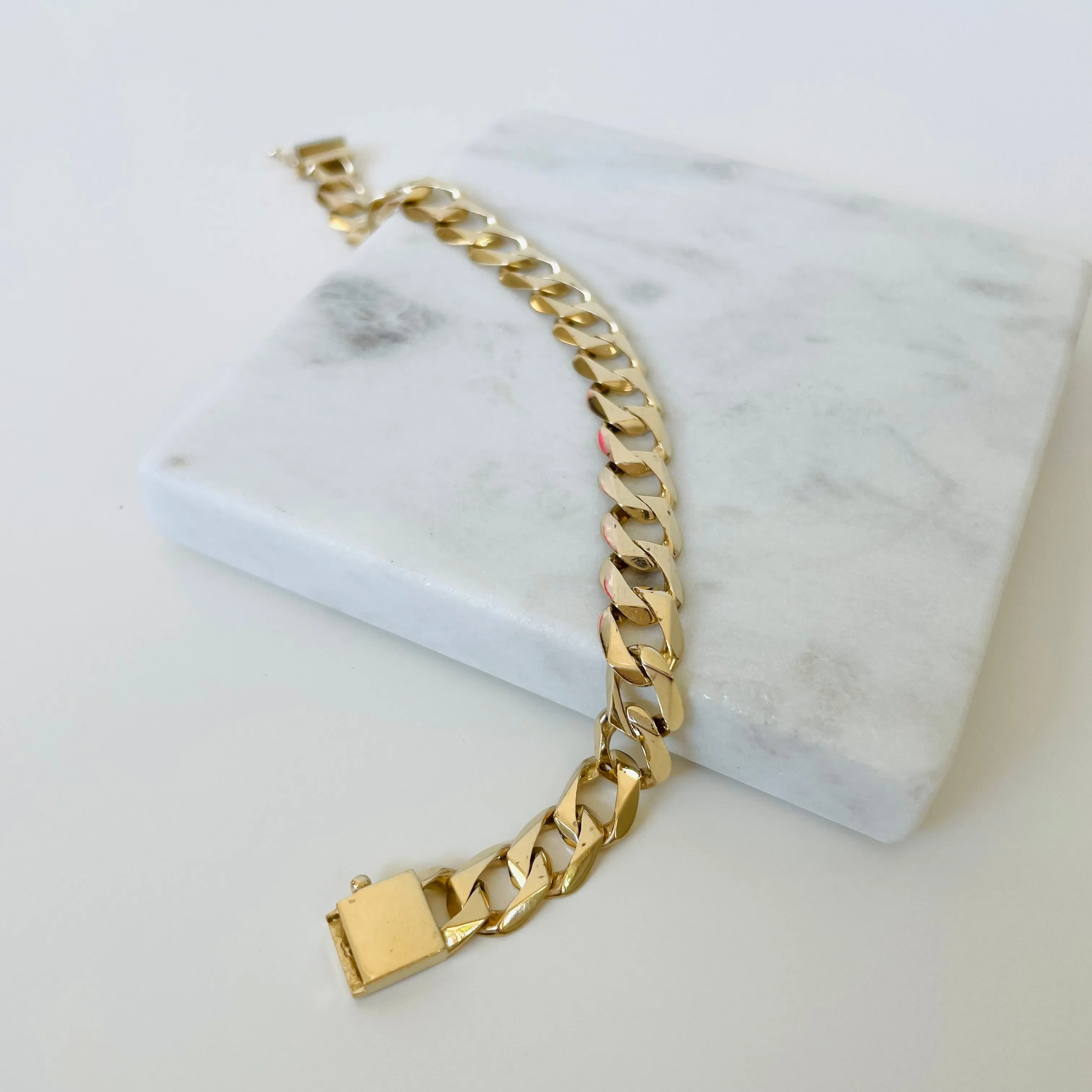 10k Reilly Heavy Gold Bracelet