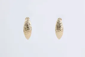 14k Yellow Gold Geometric Design Earrings (1.16g.)