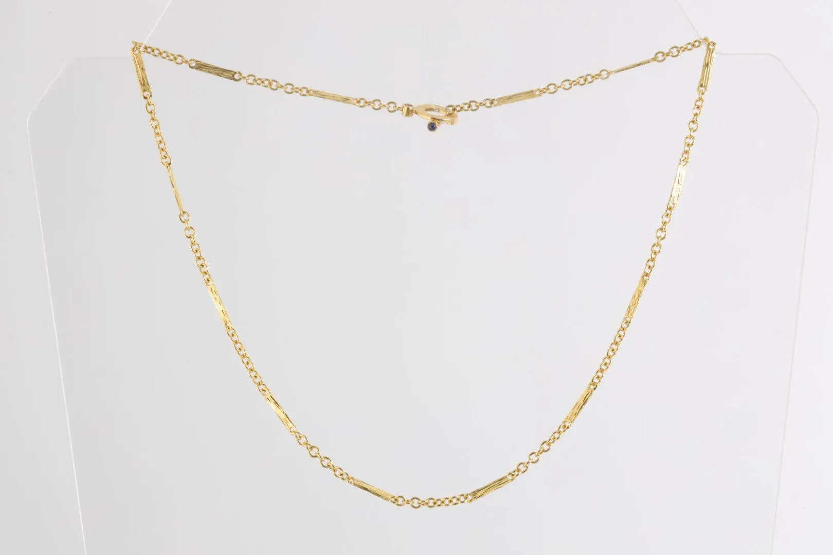 18" Roberto Coin 18k Yellow Gold Station Necklace (12.45g.)