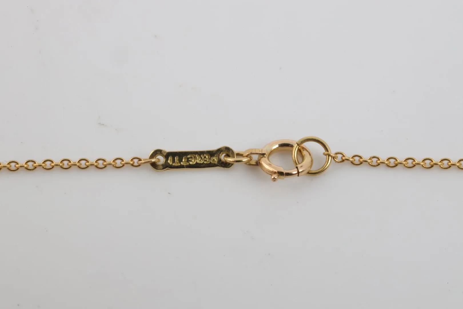 28.5" Tiffany & Co. 18k Yellow Gold Elsa Peretti Necklace (8.51g.)