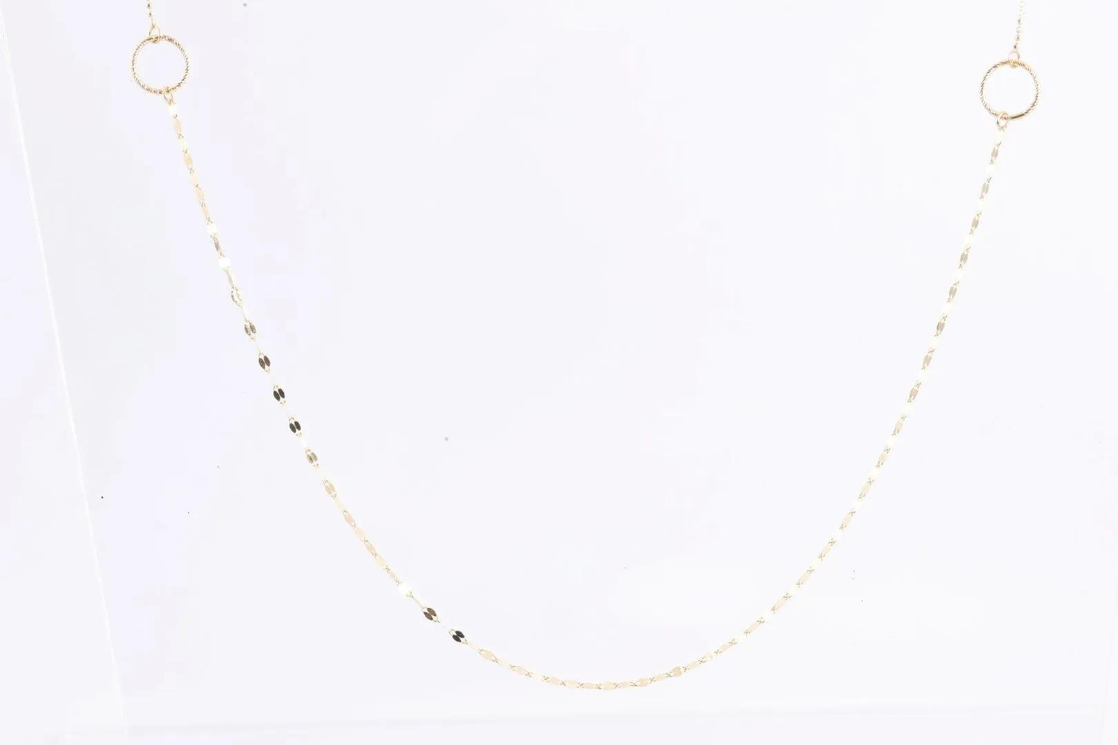 28" 14k Yellow Gold Station Necklace (2.66g.)