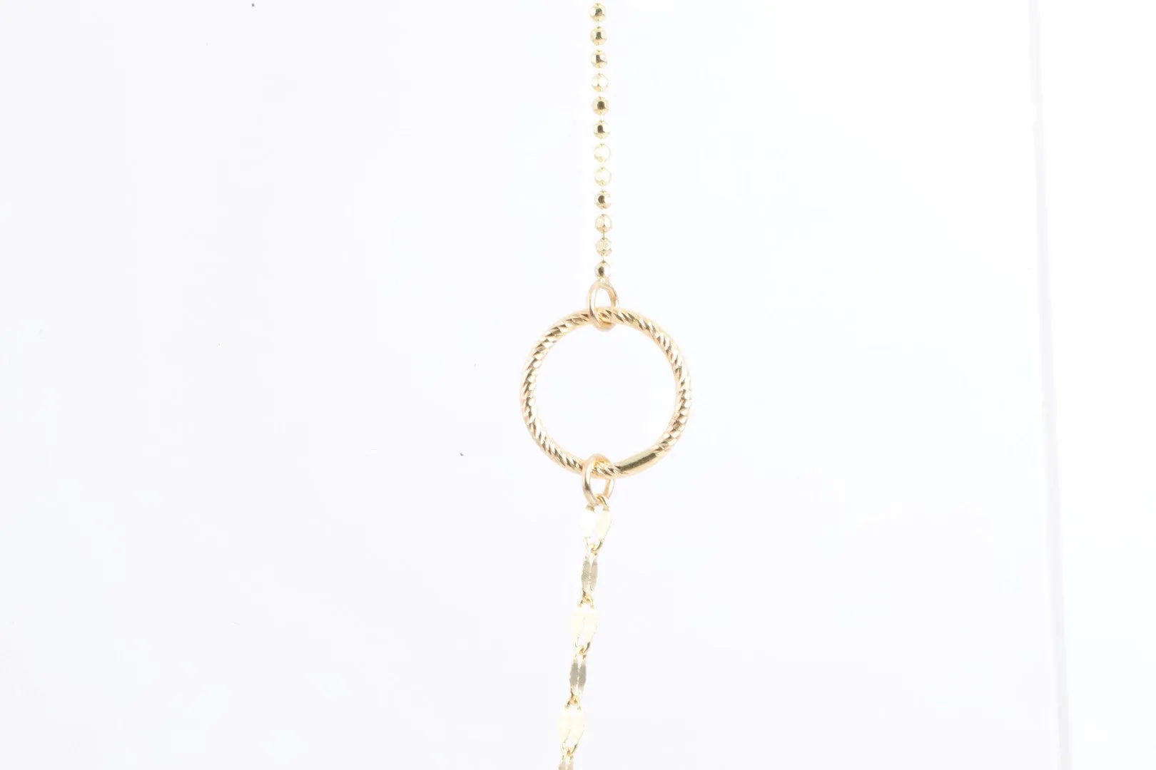 28" 14k Yellow Gold Station Necklace (2.66g.)