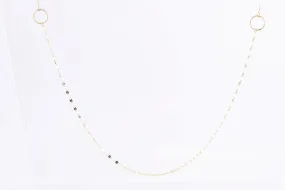 28" 14k Yellow Gold Station Necklace (2.66g.)