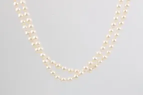 44.5" 14K Yellow Gold Pearl Necklace (66.75g.)