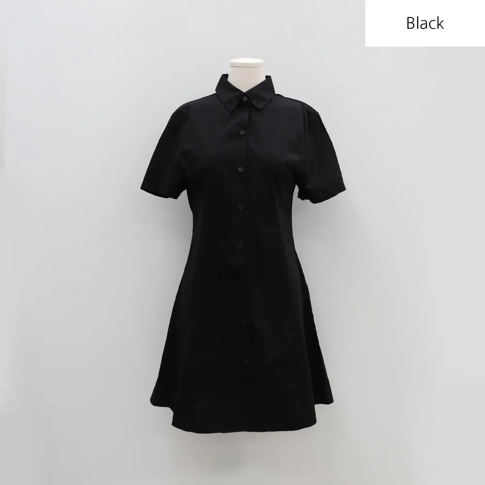 A-line Mini Shirt Dress BA11