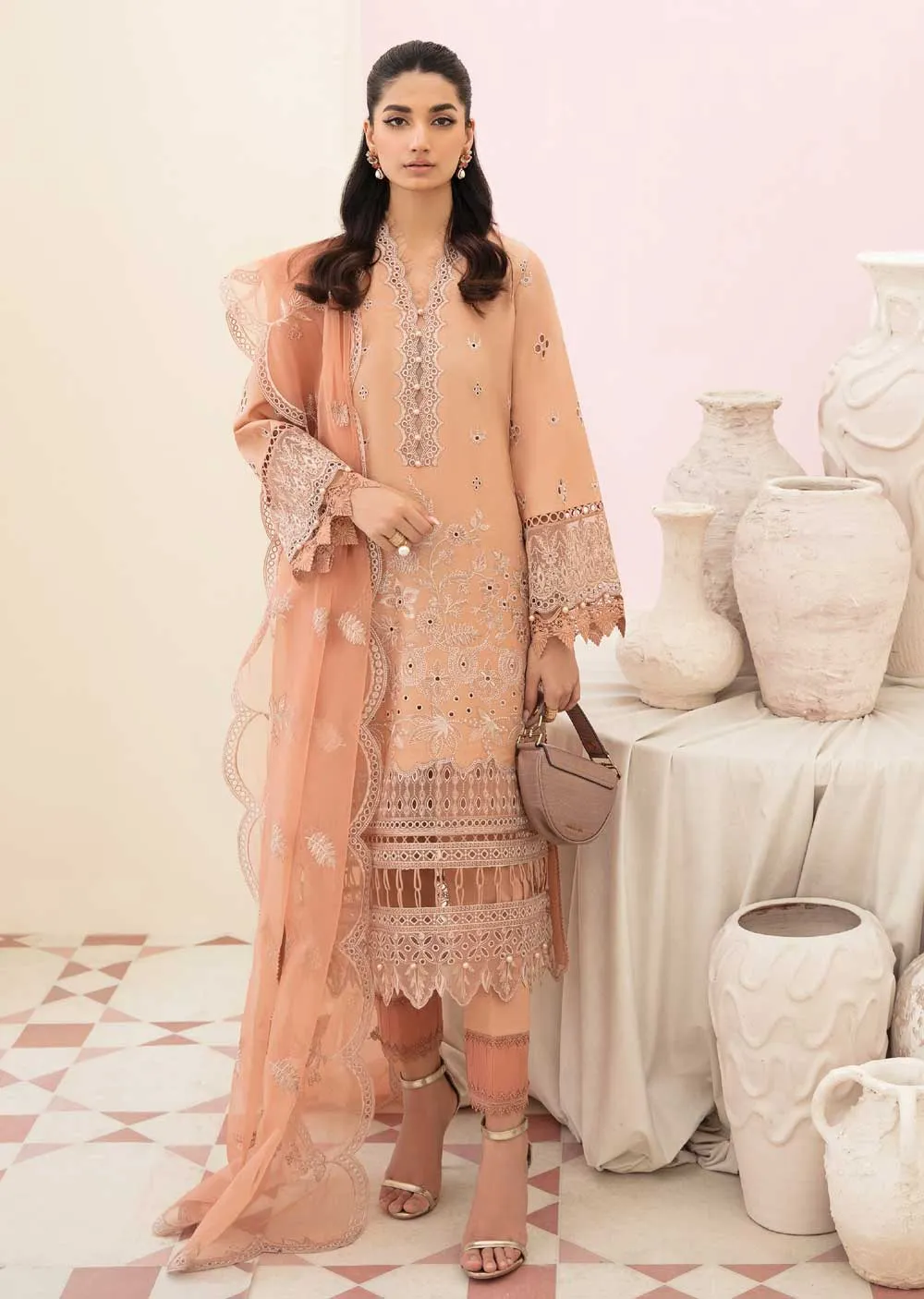 ACL-06 - Hazel - Unstitched - Chickenkari Lawn Collection by Afrozeh 2023