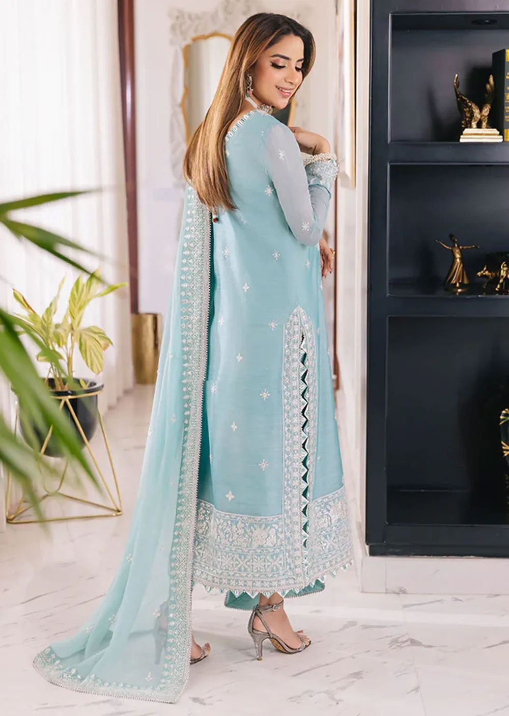 AJSM-29 - Unstitched - Maahru, Noorie & Meerub Collection 2023