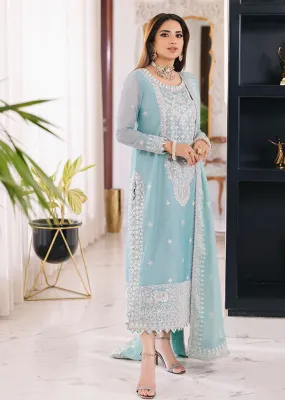 AJSM-29 - Unstitched - Maahru, Noorie & Meerub Collection 2023