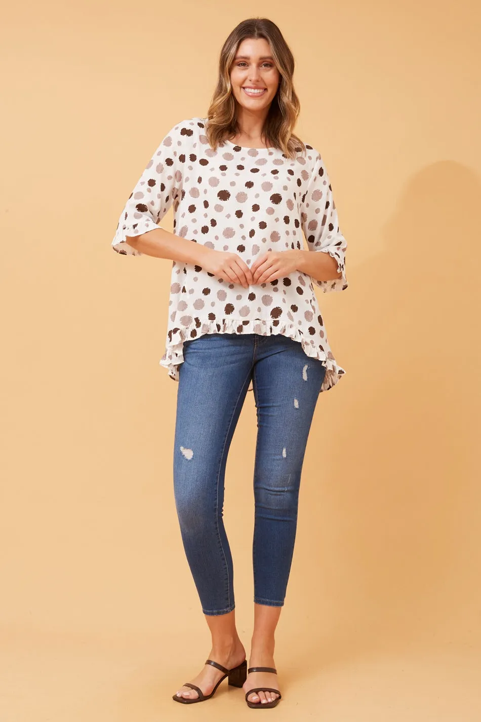 AKIRA POLKA DOT TOP