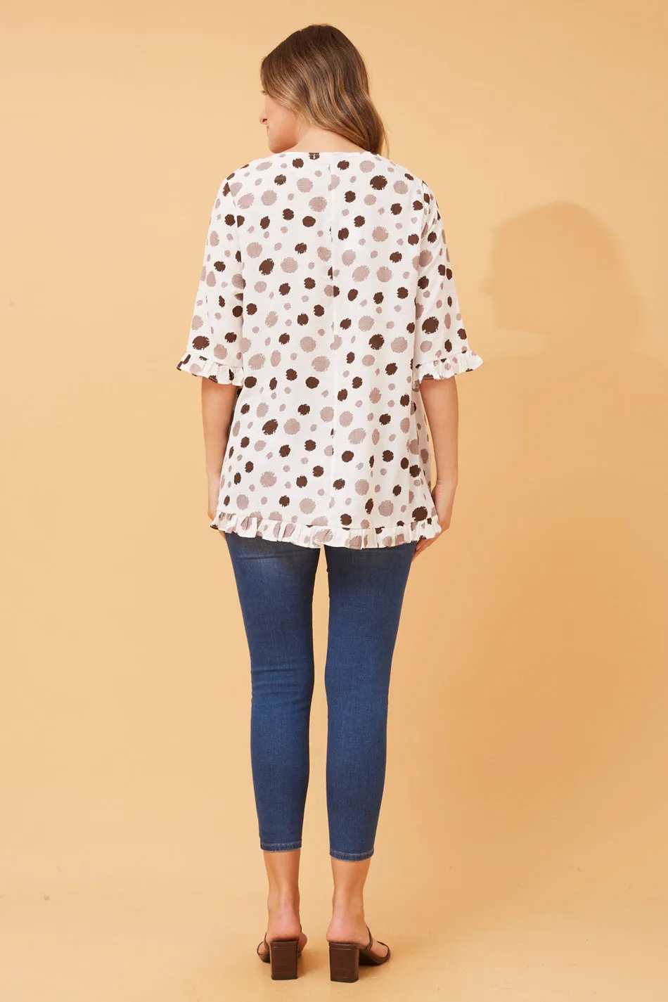 AKIRA POLKA DOT TOP