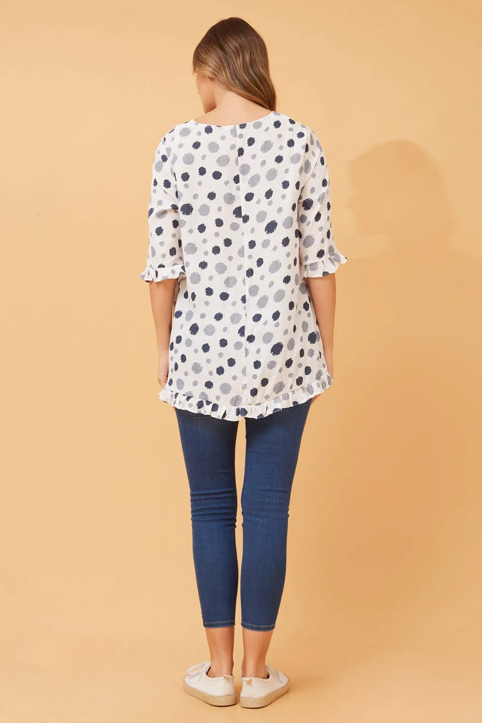 AKIRA POLKA DOT TOP