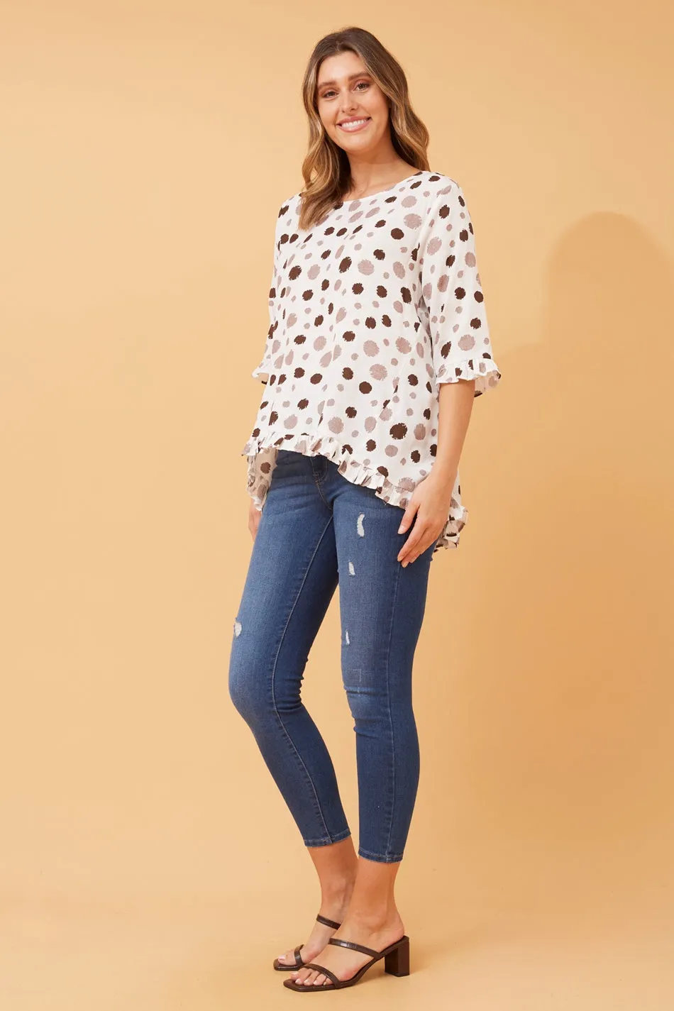 AKIRA POLKA DOT TOP