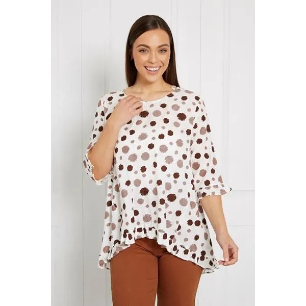 AKIRA POLKA DOT TOP