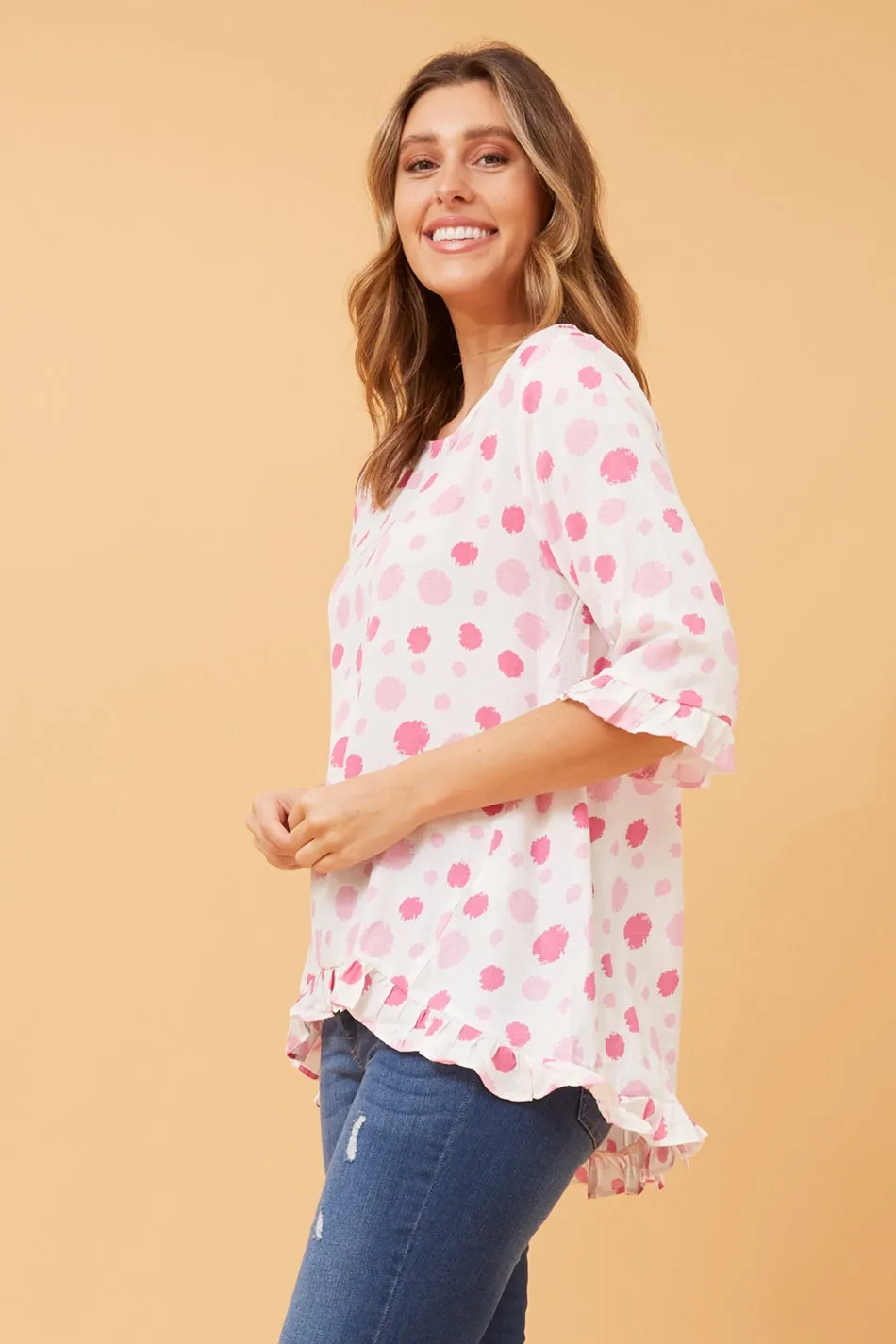 AKIRA POLKA DOT TOP