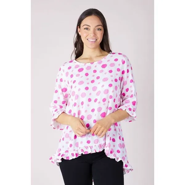 AKIRA POLKA DOT TOP