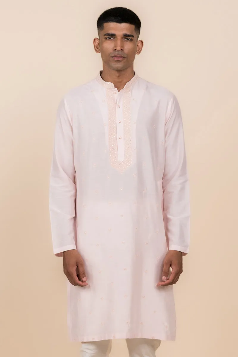 All over Butta Embroidered Kurta set