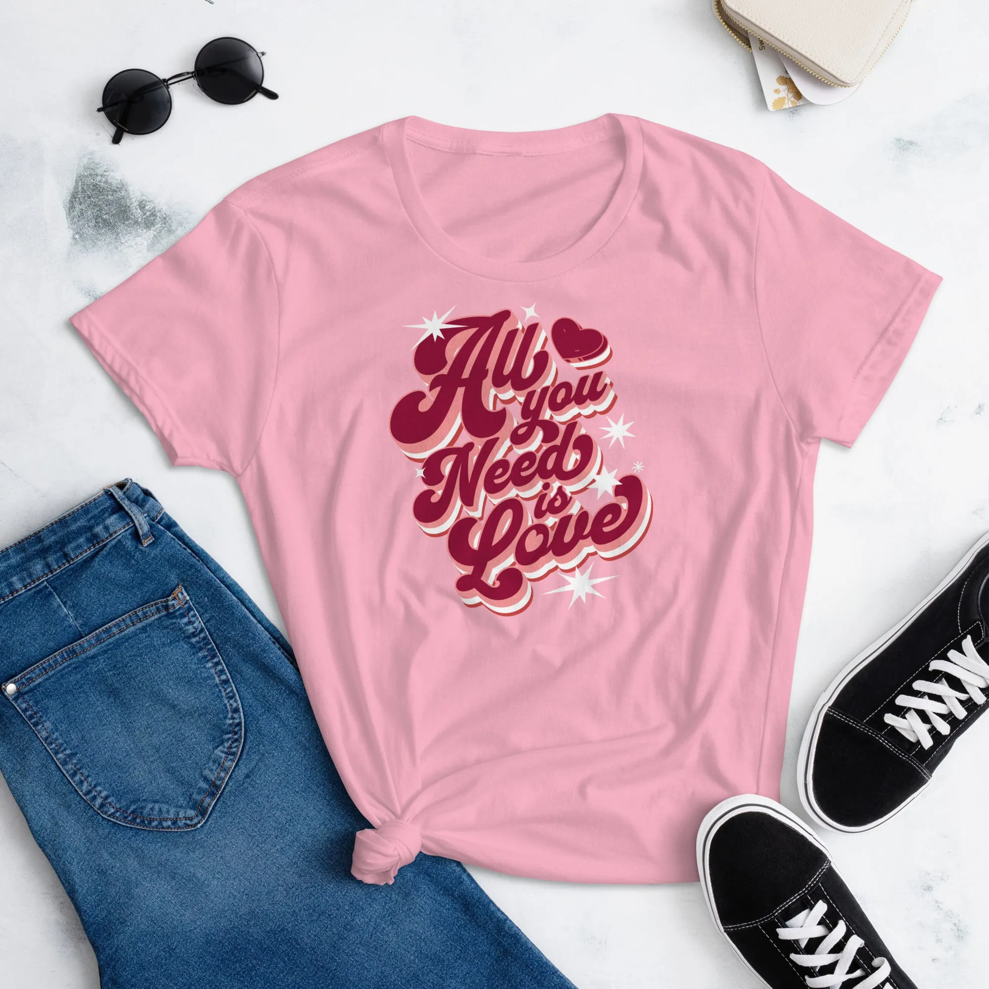 All you need is love Women's short sleeve t-shirt