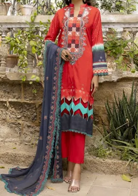 Alzohaib Rung Pakistani Embroidered Lawn