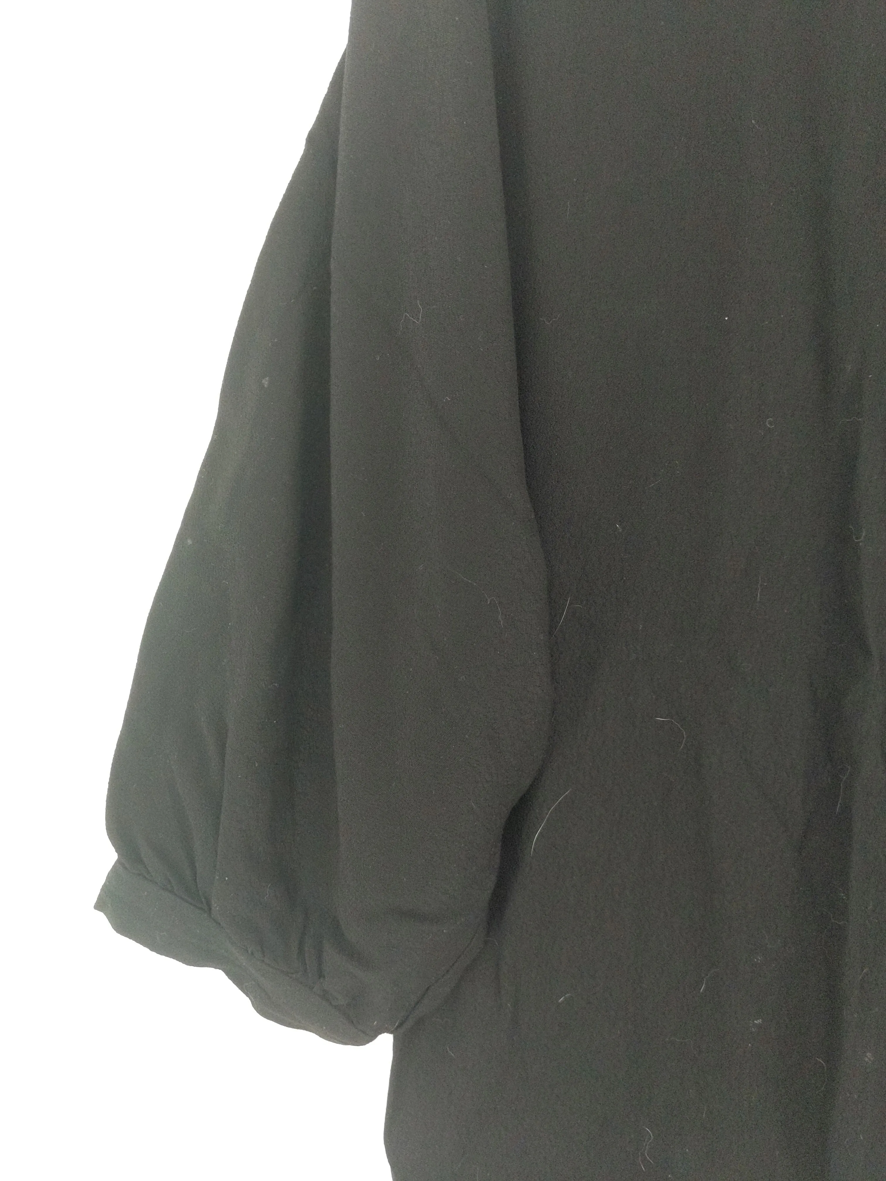 & Other Stories Women's Blouse UK 10 Black 100% Viscose