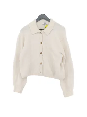 & Other Stories Women's Cardigan L Cream 100% Other