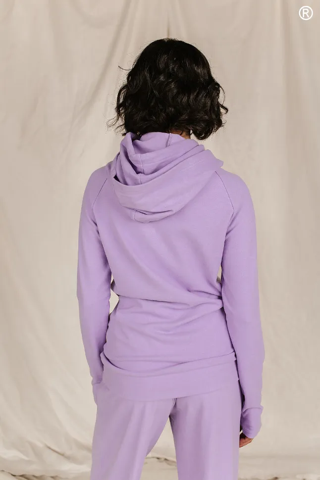 Ampersand Avenue - Doublehood Sweatshirt - Wisteria