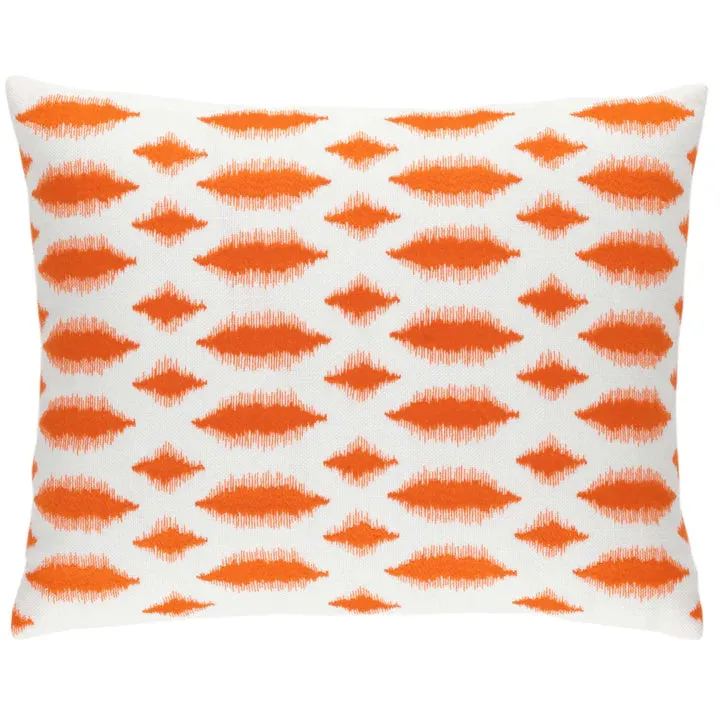 Annie Selke Outta Sight Indoor/Outdoor Pillow - Tangerine