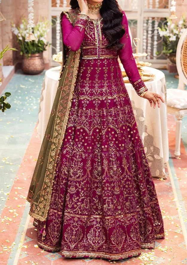 Asim Jofa Jaan-e-jahan Pakistani Chiffon Anarkali