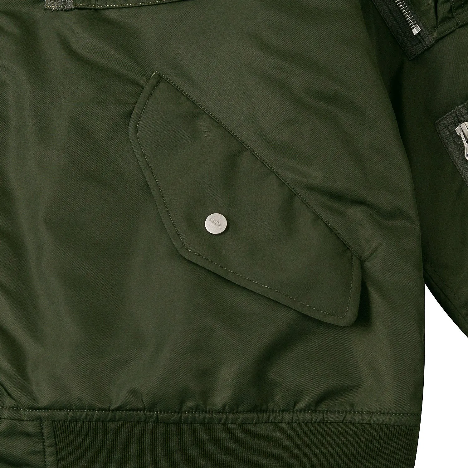 A[S]USL MULTI POCKET MILITARY JACKET-OLIVE