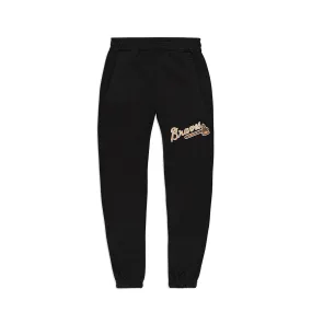 Atlanta Braves MLB Cord Black Joggers