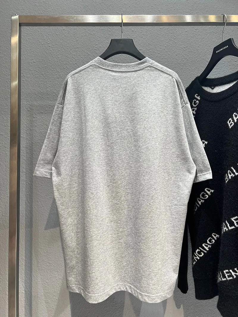 Balenciaga Slime logo layered sleeve T-shirt