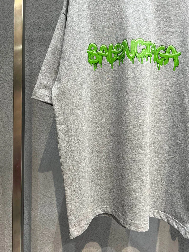 Balenciaga Slime logo layered sleeve T-shirt