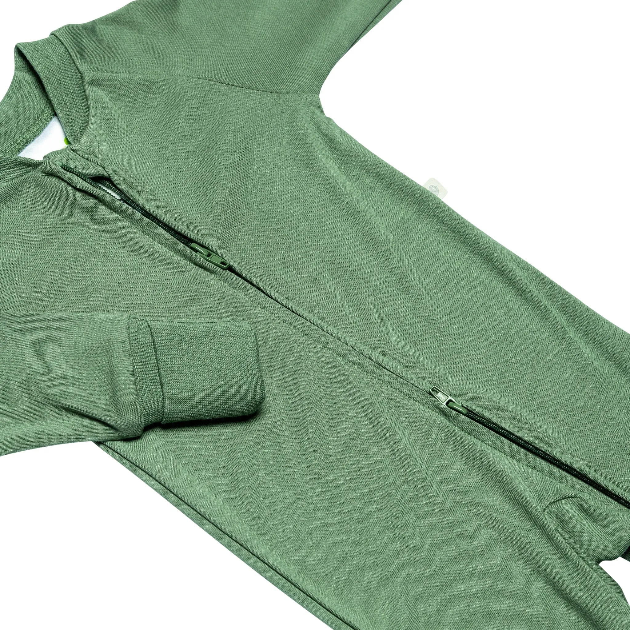 Bamboo baby sleeper - Hunter Green