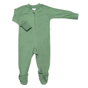 Bamboo baby sleeper - Hunter Green