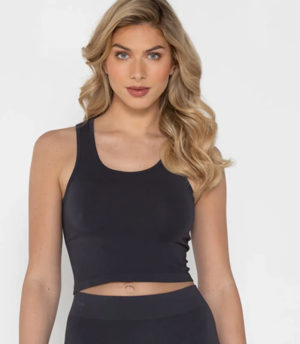 Bamboo Cropped Tank Top