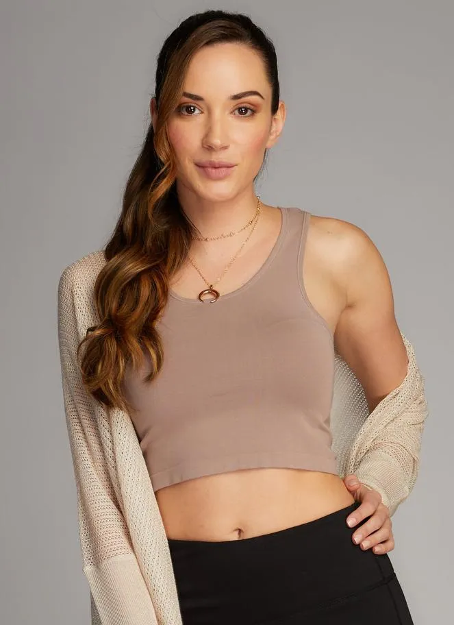 Bamboo Cropped Tank Top