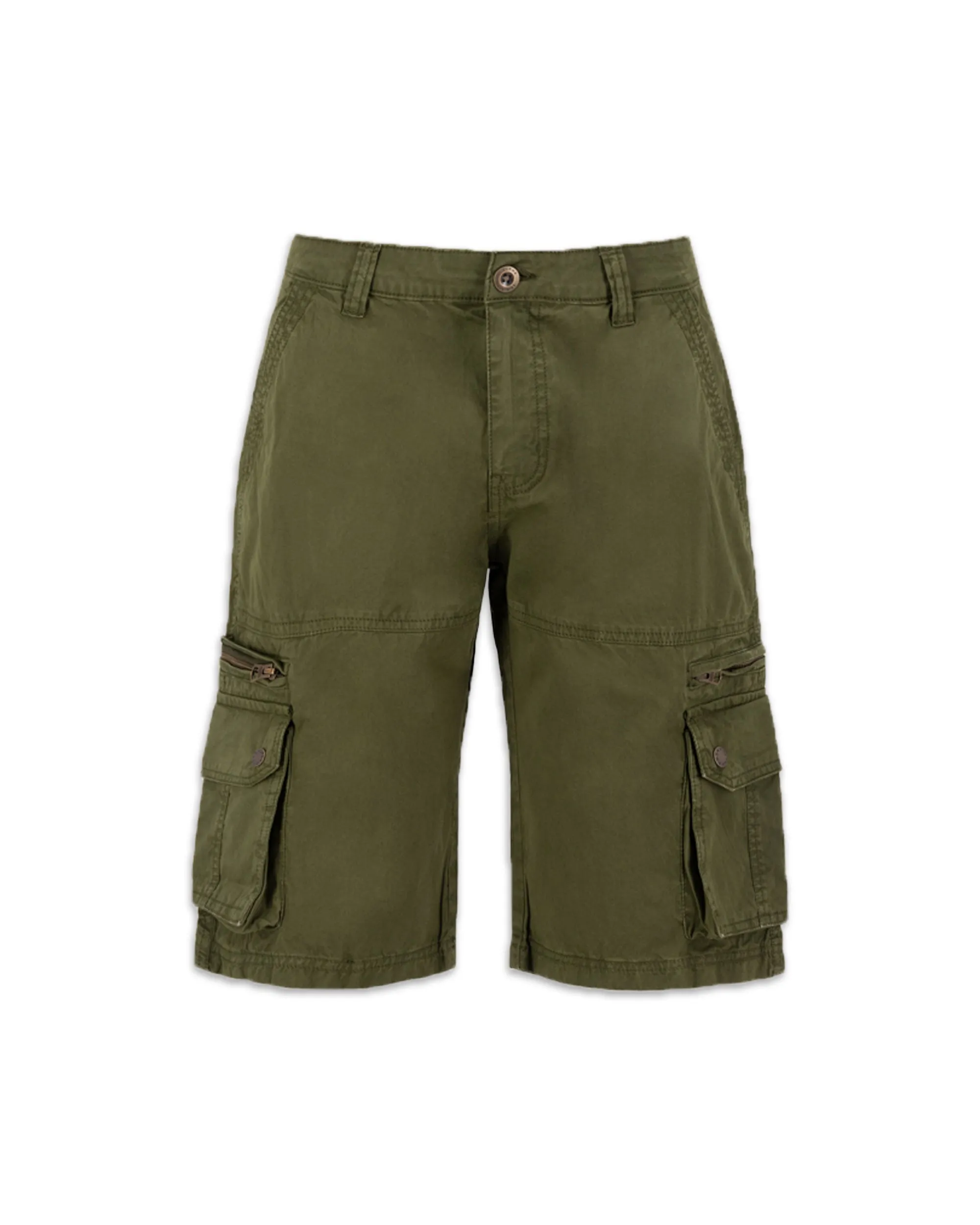 Bermuda Uomo Aplha Industries Short Dark Olive