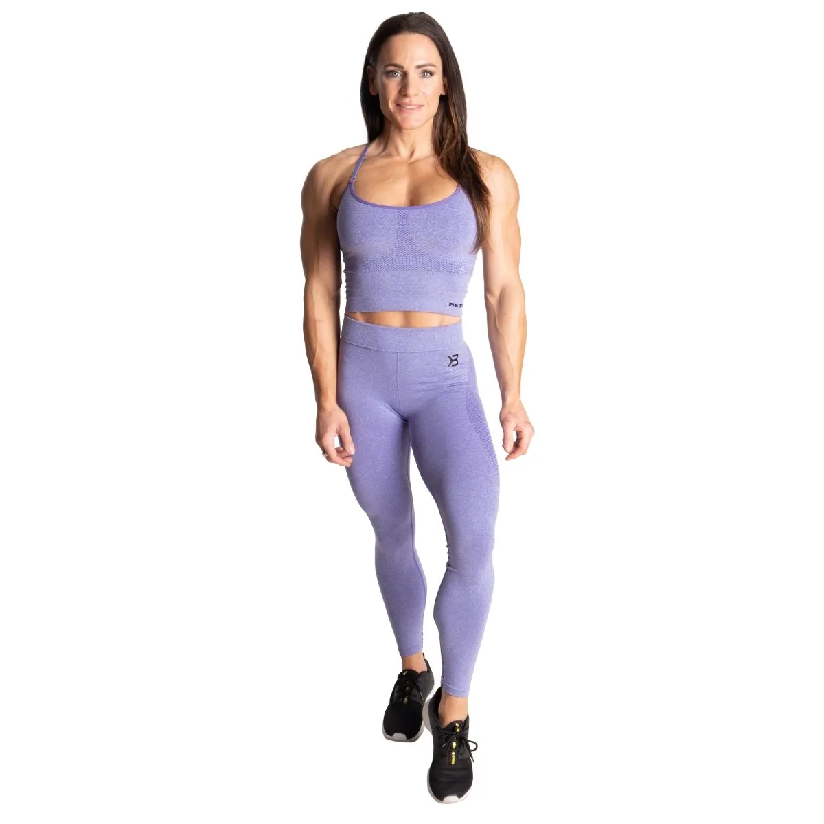 Better Bodies Astoria Seamless Bra - Athletic Purple Melange