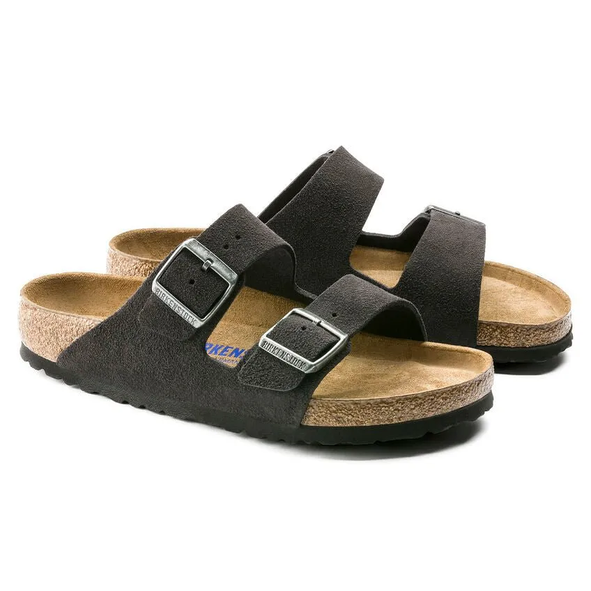 Birkenstock Arizona Soft Footbed - Velvet Gray Suede