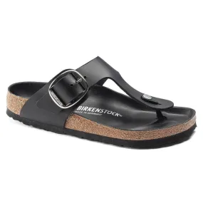 Birkenstock Women's Gizeh Big Buckle - Black Oiled Leather