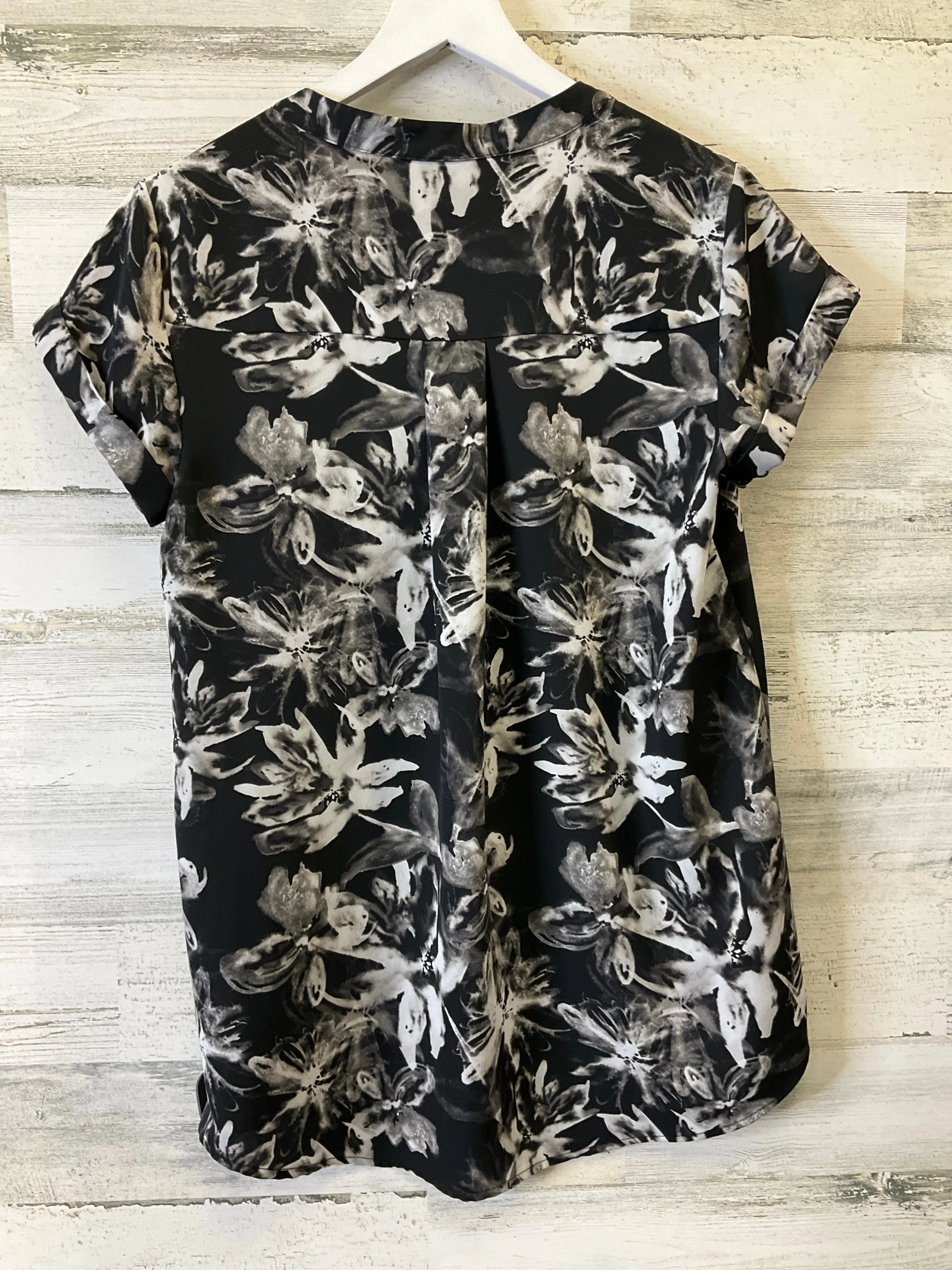 Black & White Top Short Sleeve Simply Vera, Size M