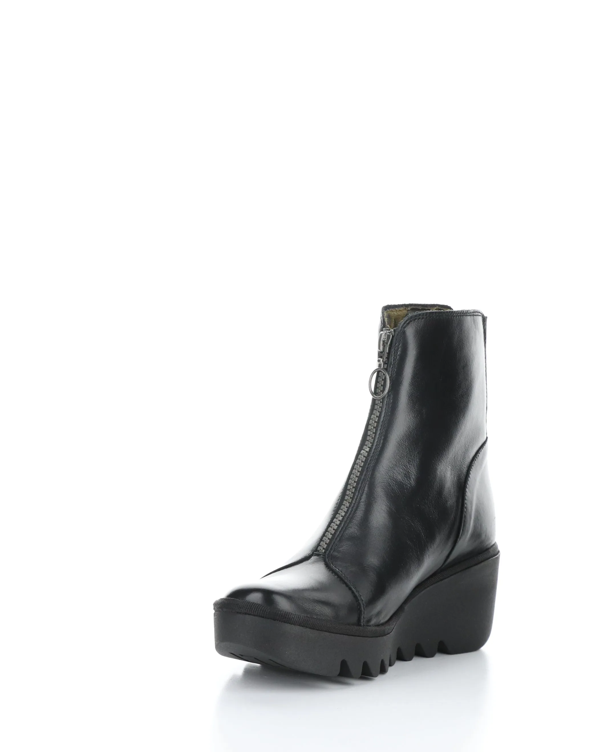 BOCE457FLY 000 BLACK Round Toe Boots