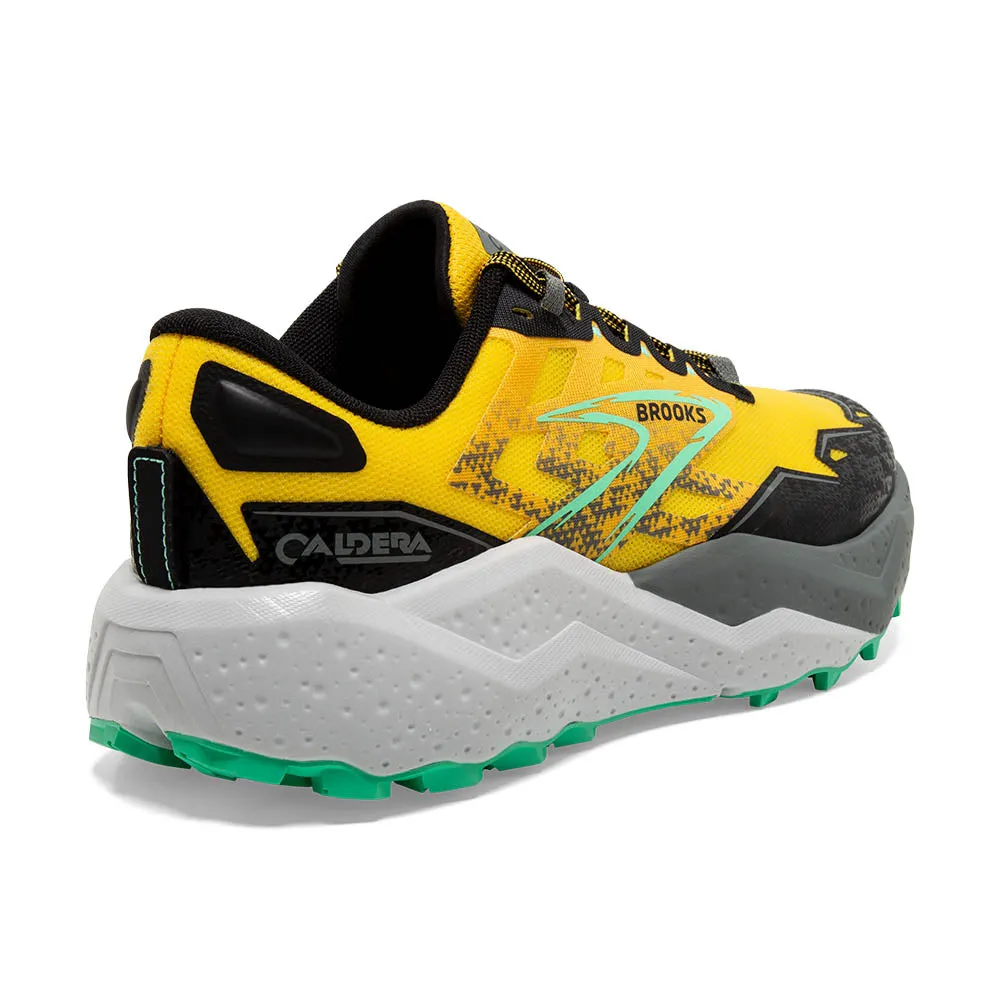 Brooks Caldera 7 (Mens) - Lemon Chrome/Black/Springbud