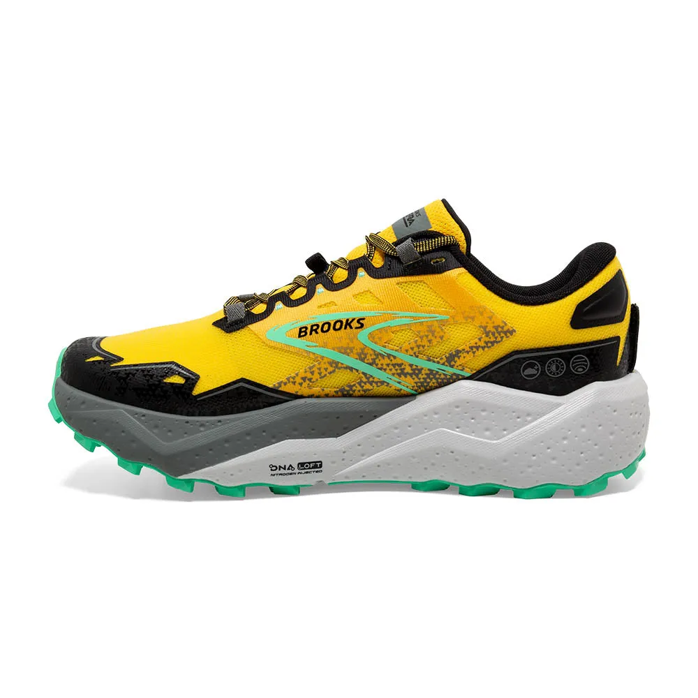 Brooks Caldera 7 (Mens) - Lemon Chrome/Black/Springbud