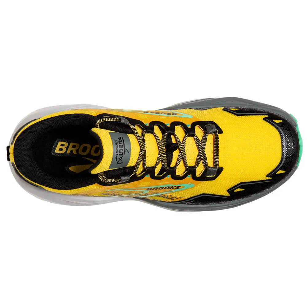 Brooks Caldera 7 (Mens) - Lemon Chrome/Black/Springbud