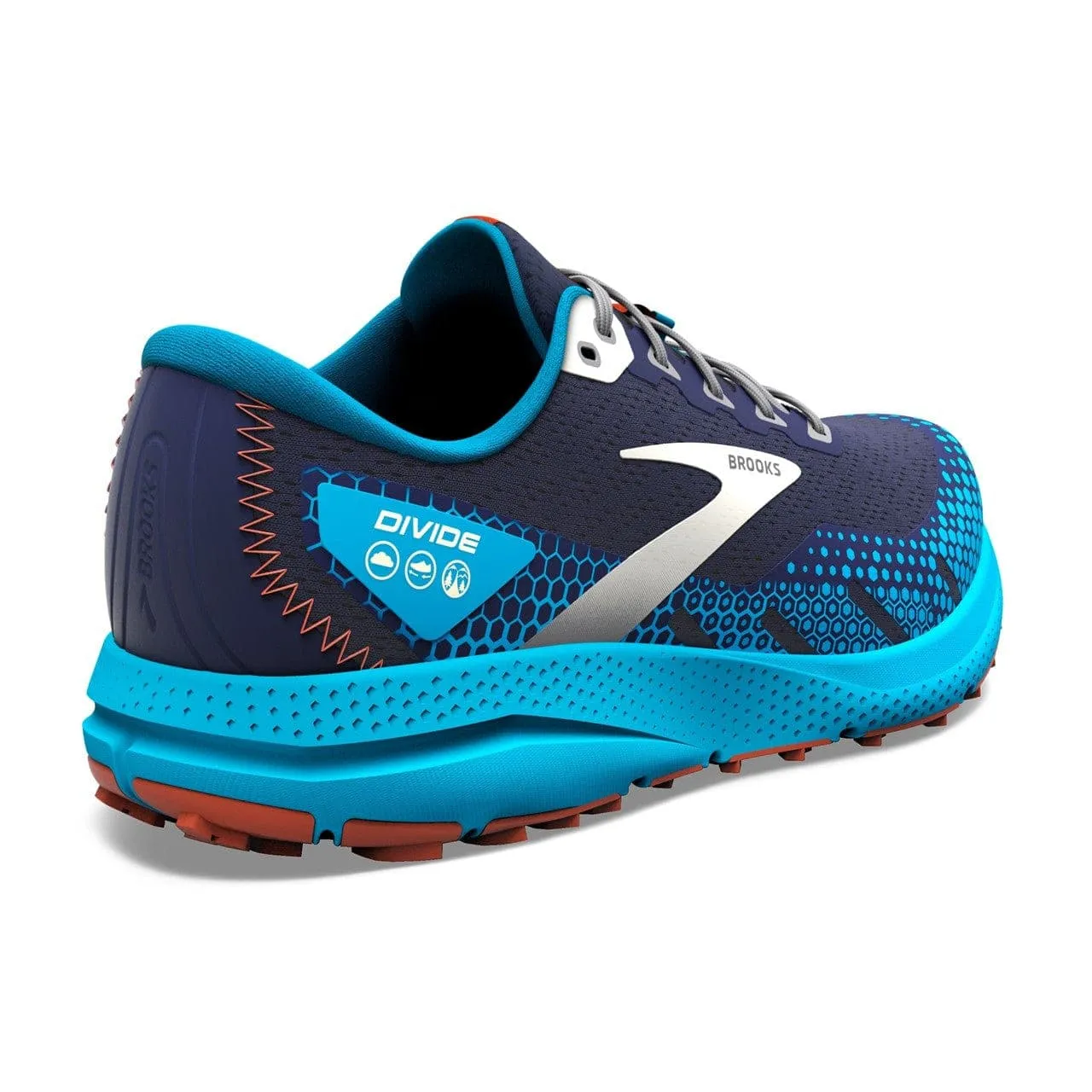 Brooks Divide 3 (Men's) - Peacoat/Atomic Blue/Rooibos