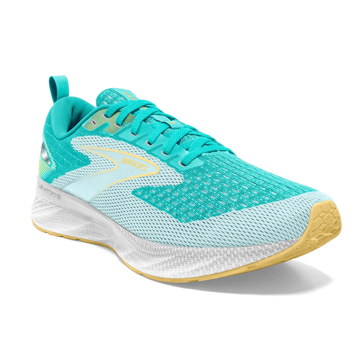 Brooks Levitate 6 Womens | Aruba Blue/yellow